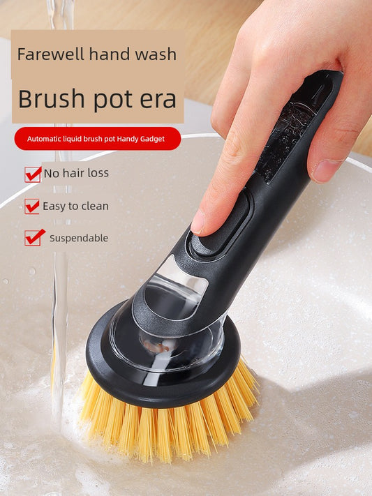 Soap dispenser brush